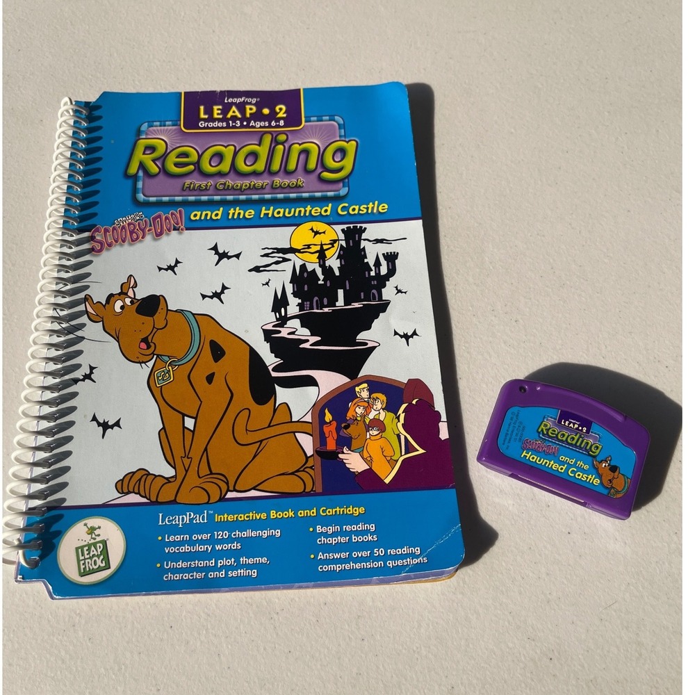 LeapFrog LeapPad Scooby-Doo and the Haunted Castle Book & Cartridge Leap 2 Set